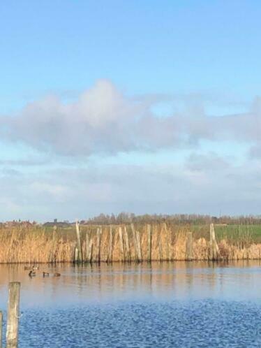 Waterchalet Number 6 Recreationpark Yn'E Lijte Grou Met Ligplaats Boot Villa Esterno foto